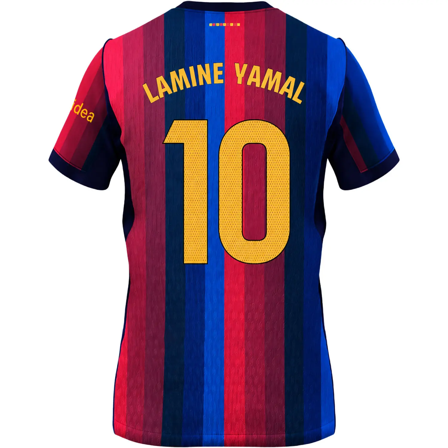 Blue Red Soccer Match Shirt for Men, New Season Athletic Jersey, Lightweight Performance Top, Custom Player Name & Number
