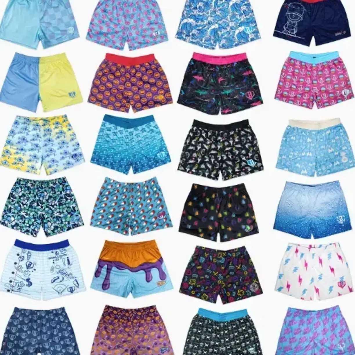 Adventure Splash Youth Shorts | Playful Streetwear Style | Quick-Dry Mesh | Breathable Comfort Fit