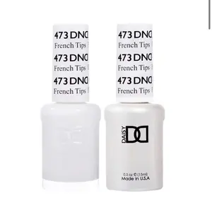 DND 473 French Tip Gel and Lacquer Duo nail care nail art