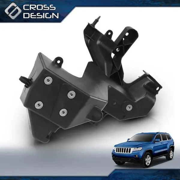CROSSDESIGN Headlight Bracket - Plastic Headlight Mount, Left Side Fit Support Headlamp for Jeep Grand Cherokee 11-13 Driver Side, CH2508106
