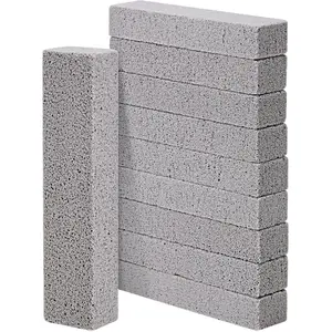 [USA Stock] - 10 Pack Pumice Stone for Cleaning, Pumice Stone for Toilet Cleaning Bowl Stick, Heavy Duty Strong Pumice Cleaning Bar for Bathtubs, Kitchen Sink, Grill, Household (5.9 x 1.4 x 0.9 Inches)