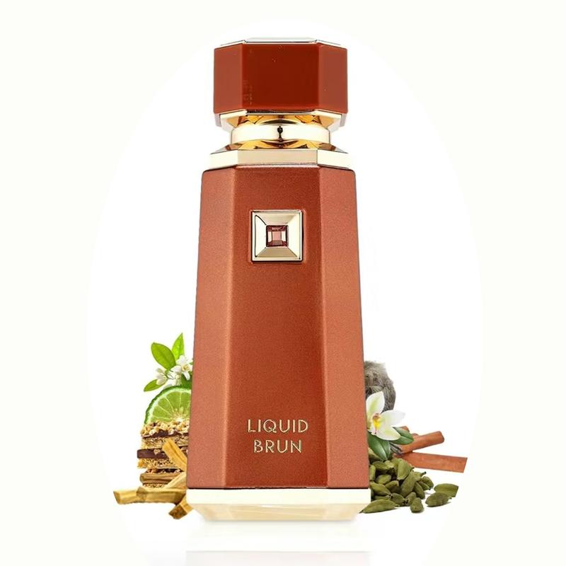 LIQUID BRUN Men’s Cologne – 3.4 oz (100ml) Warm Vanilla Perfume with Pheromones | Midnight Ballerina Scent, Long Lasting & Seductive | Vanilla Voyage Fragrance, Signature Scent for Him | Perfect Boyfriend Gift, Date Night Cologne