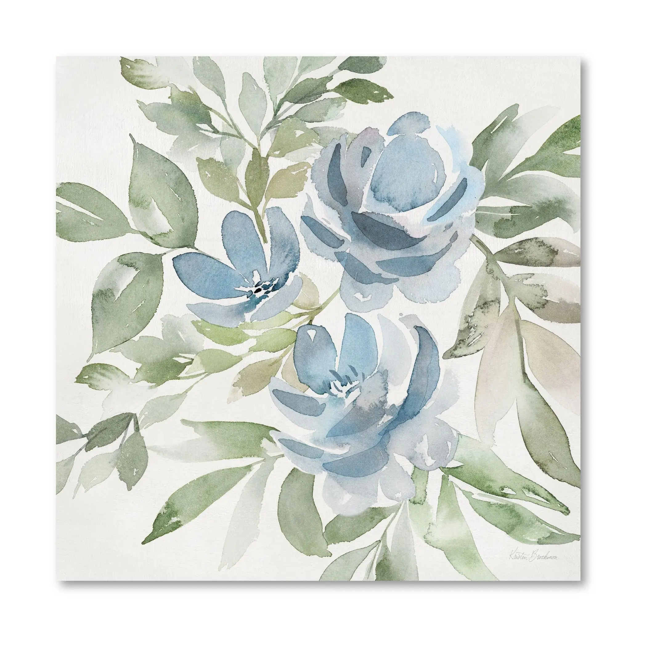 Courtside Market Blue Paradise Picks I 16x16 Canvas Wall Art