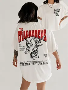 Marauders Shirt UNISEX Comfort Colors 70s Wizards Marauders World Tour Universal Vacation Pottery T Shirt Aesthetic ATYD T Subtle HP Shirts