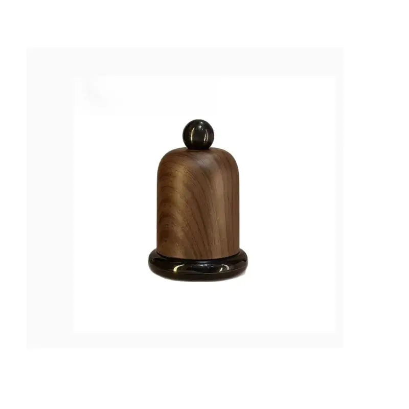 Textured Plastic Toothpick Holder Canister with Spherical Top | Ideal for Living Room, Kitchen, Travel & Outdoors, Perfect Christmas & New Year Gift, Home Storage Organiser for Toothpicks and Dental Floss