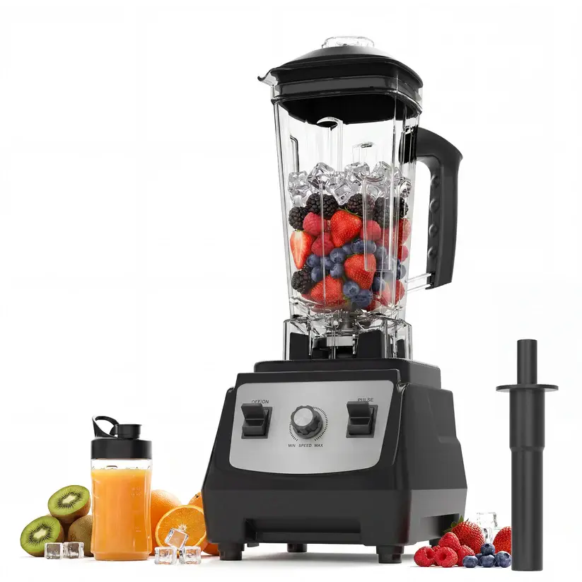 [NEW PRODUCT - FLASH SALE] Garvee 68 oz Commercial Blender, Countertop Blender with 9 Speed & Pulse Function, Food-Grade Stainless Steel, Powerful 26000 PRM, 2200W Max Power for Kitchen/Smoothies/Crush Ice