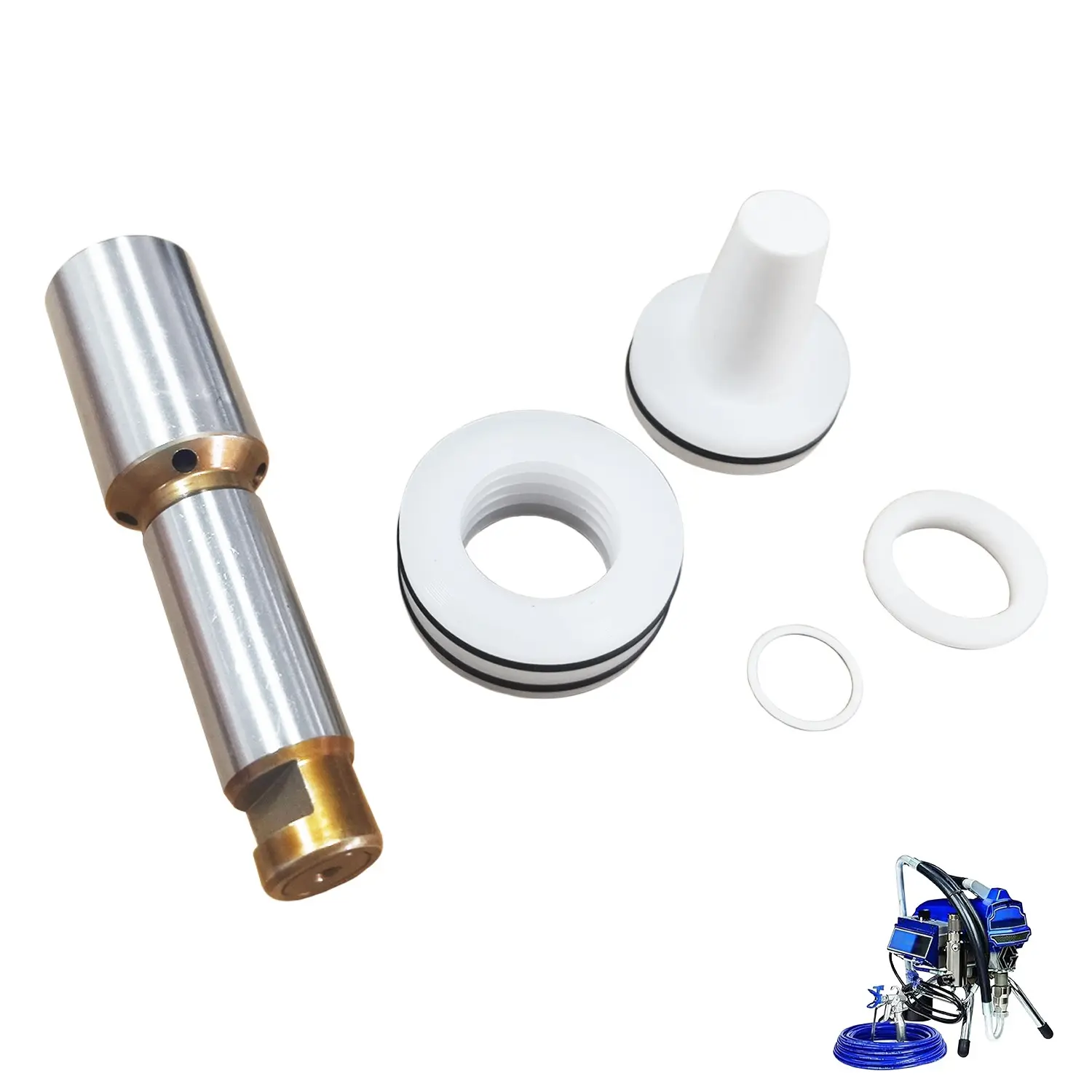 Piston Pump Repair Kit Maintenance Use Piston Rod 704-586 704-551 Replacement for Titan Impact 440 540 640 Sprayer