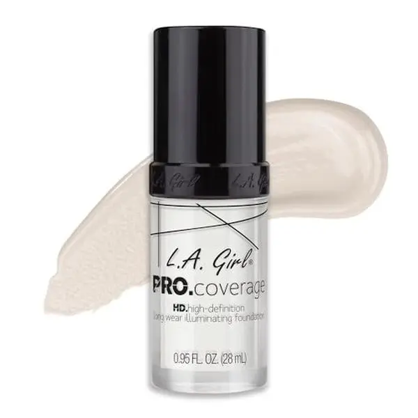 L.A. Girl Pro Coverage Foundation, White, 0.95 Fl Oz