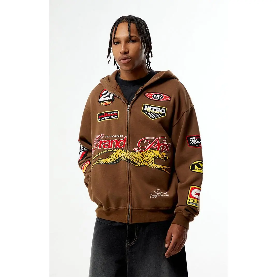 ウェア PAC - TOURNAMENT ZIP HOODY Pacsun Men's Grand Prix Full Zip Hoodie - TikTok Shop