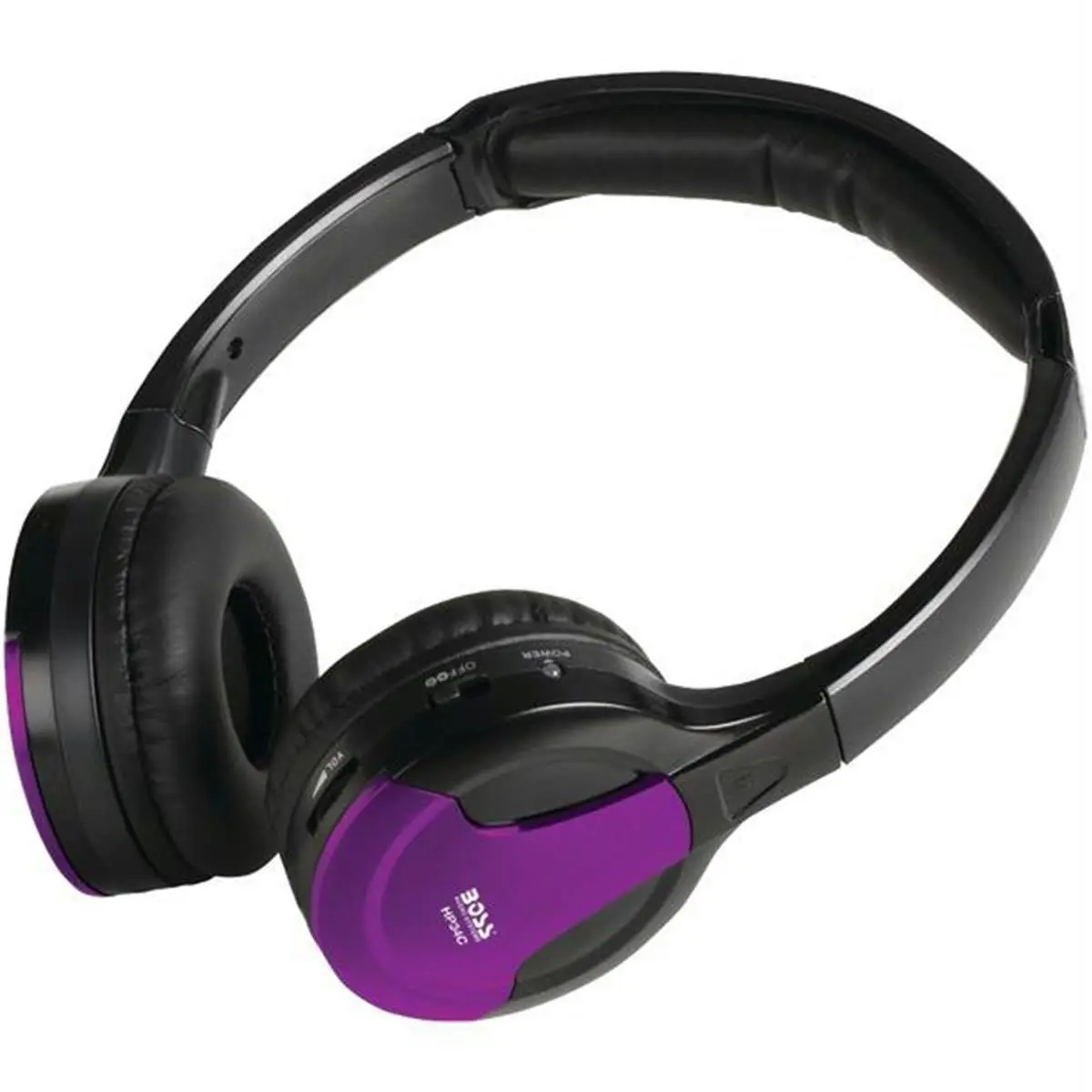 212 MAIN Boss 2-Channel IR Wireless Over-Ear Headset with Interchangeable Caps for Sports, Outdoor Cycling, Wireless Headset