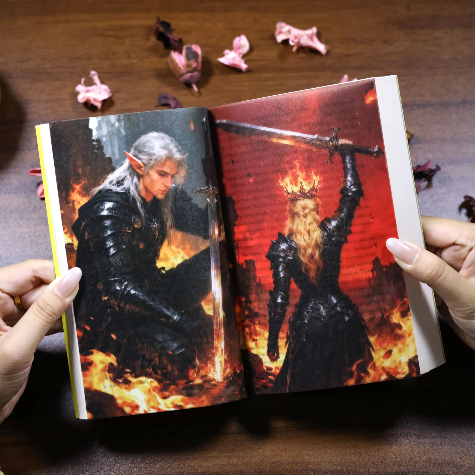 15Pcs Throne of Glass Book Page Overlays Bookmarks