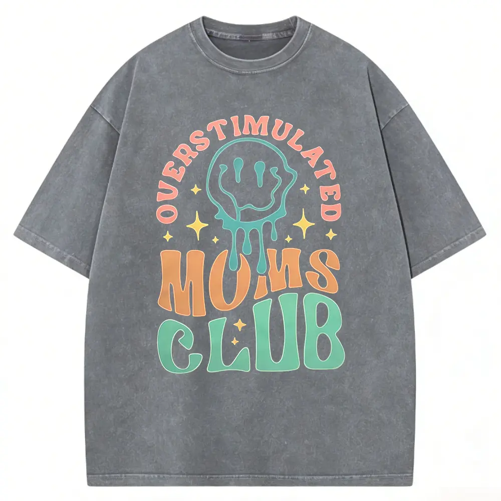 Washed T-shirt-Grey