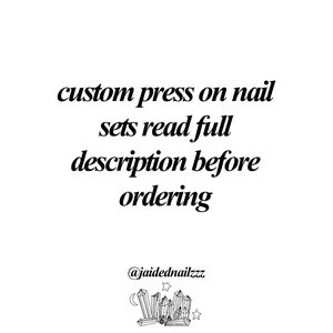 Custom press on nails