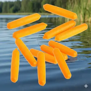 High-Density Foam Fishing Float Beads, Oval Bobber Indicators, Anti-Tangle Design, Lightweight Sensitive Bite Alerts. Freshwater & Saltwater Fishing Gear, Multi-Scenario Float Set, 100pcs or 200pcs Options.