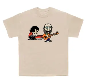 Steely Dan Cartoon T-Shirt, Funny Walter Becker & Donald Fagen Graphic Tee for Music Lovers & Band Fans, Unisex 100% Cotton Tee