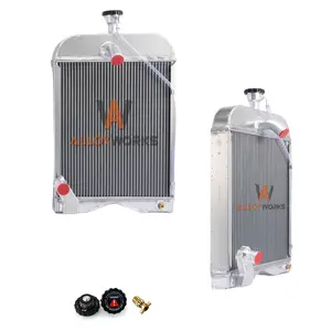 Alloyworks 8N8005 Tractor Radiator For Ford 9N 2N 8N Models 3 Rows Core Aluminum