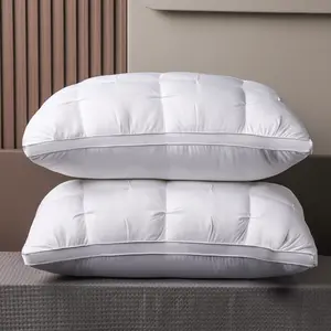【Mom's Pick】2/4 Pack Soft Bread-Shaped Bedding Pillows – Luxury Hotel Collection, Breathable & Moisture-Wicking, High-Loft Resilient Core, Wrinkle-Resistant, All-Season Comfort for Travel, Office, Home – Must-Have Best-Selling Pillows