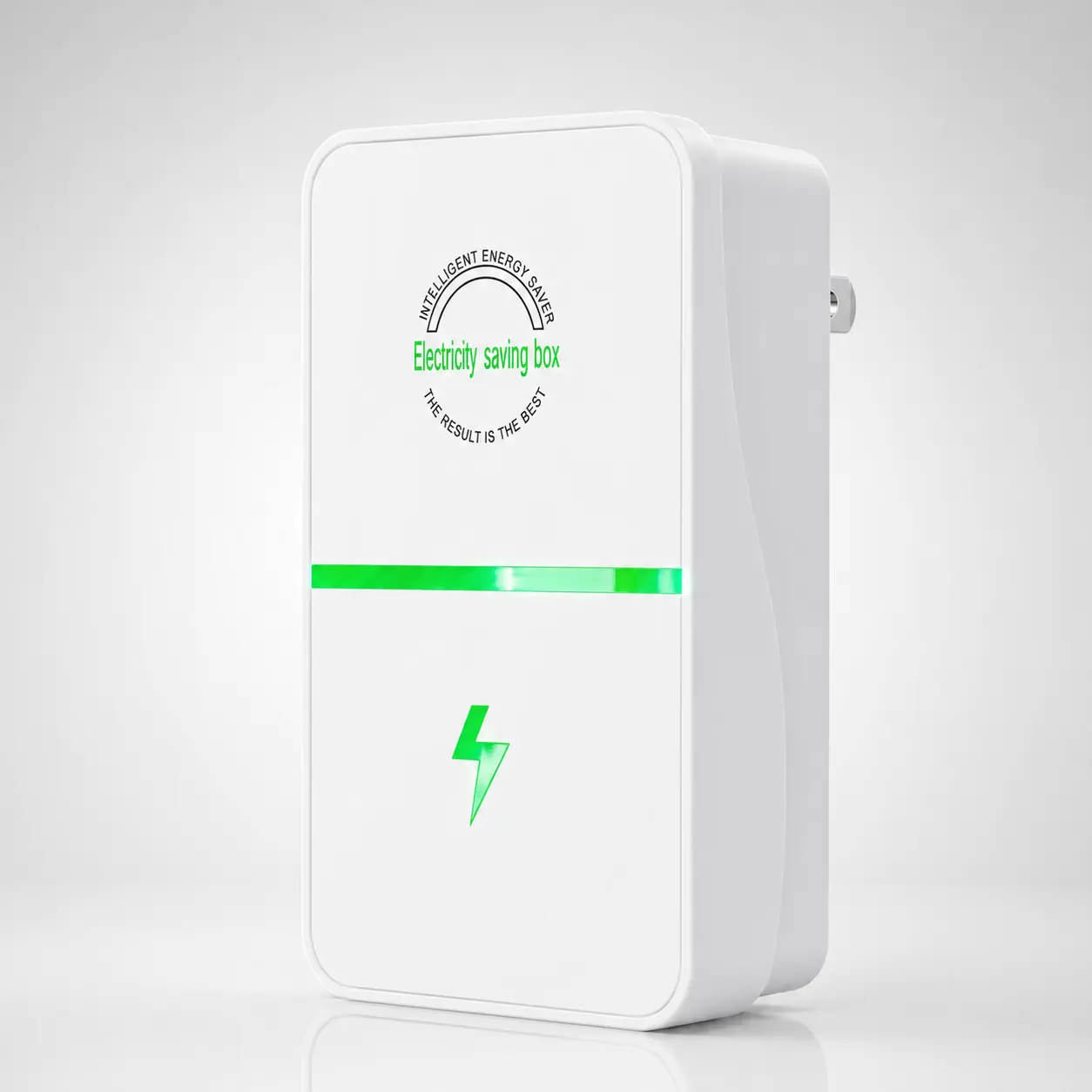 Stopwatt Smart Energy Saver Plug 1-Pack, Universal 90V-250V Safe Durable Power Stabilizer, Compact for Any Room, Added Protection for Expensive Appliances, Father’s Day Gift, Party Supplies with 2 Smile Stickers, 24-Hour Customer Support