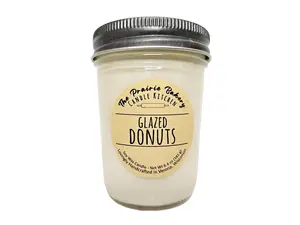 Glazed Donuts | Scented Soy Wax Candle | Delicious Donuts with Sweet Vanilla Glaze Scent | Housewarming Birthday Wedding Spring Easter Gift