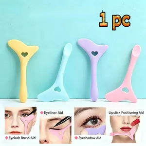 Multi-Functional Silicone Template for Winged Eyeliner, Lipstick Application, Mask Making, Quick Makeup Tool for Beginners, Versatile Beauty Accessory