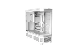 Thermaltake View 600 TG; Full Tower; 420mm Radiator Support; 480mm GPU Clearance; Hidden Connector Support; Rotatable PCIe Slots; 220mm PSU Clearance; Snow; CA-11H-00F6WN-00