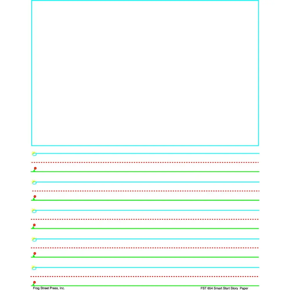 Frog Street Press 1272249 Teacher Created Resources Signature Line Smart Start Story Paper- Pack of 360
