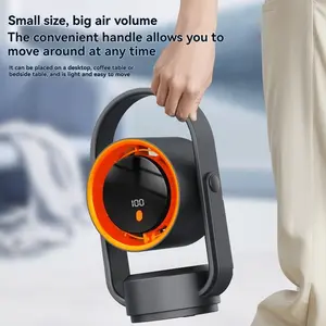 USB Rechargeable Desktop Fan, Portable Electric Fan for Home & Office, Energy-Efficient Cooling Solution, Compact Design for Easy Placement