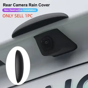 Car Rearview Camera Rain Cover, Weatherproof Vehicle Auto Rear Camera Shield, Protective Shade Cover for Exterior and Interior, Car Accessories Protector
