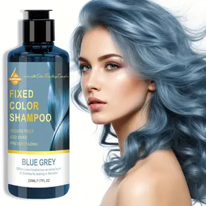 Blue -Depositing Shampoo, Designed for Dyed Hair, 230ML Glossy Radiant Moisturizing Conditioner, Smooth & Vibrant Hair Care