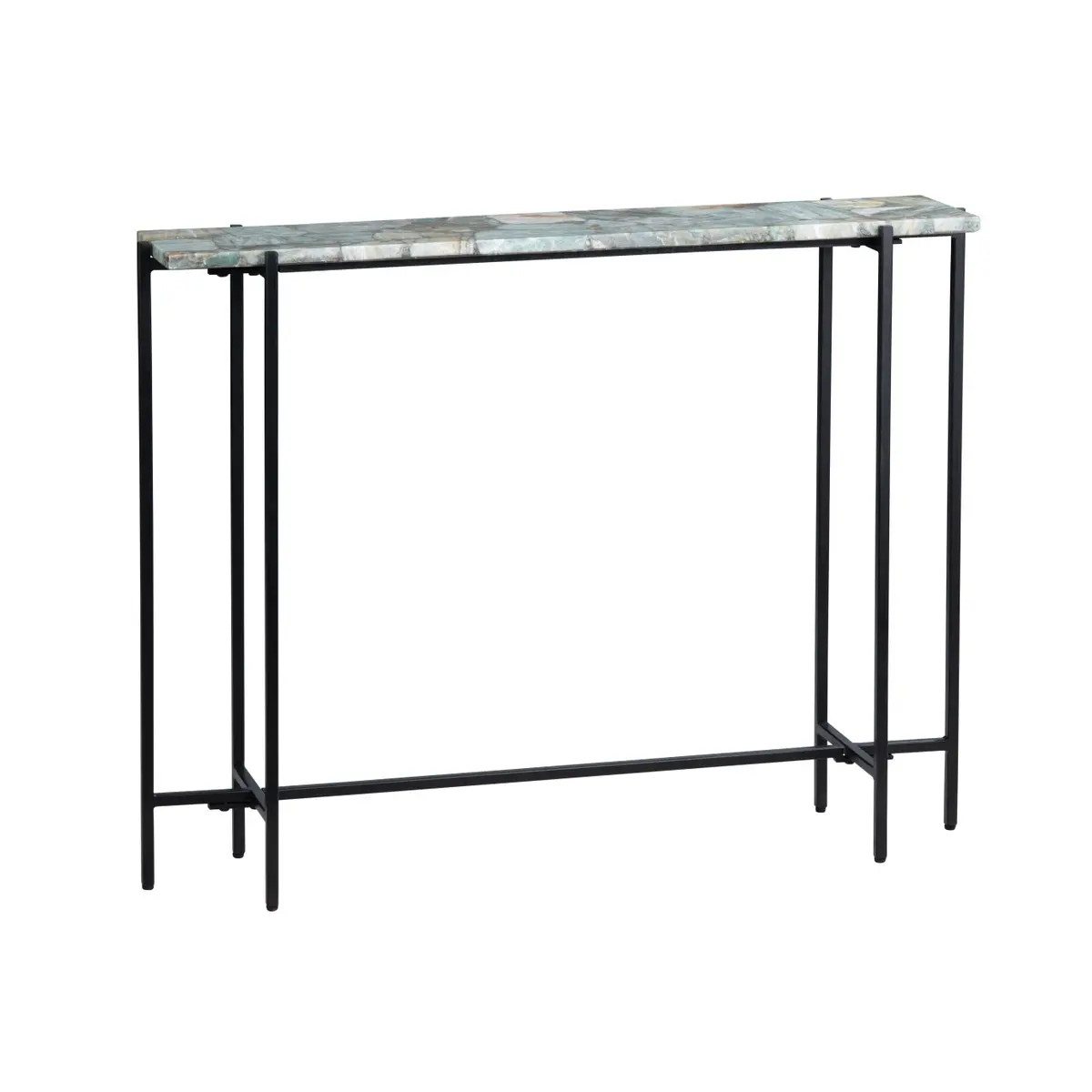 Crestview Collection CVFNR4634 32 x 10 x 42 in. Dublin Marble Console, Green