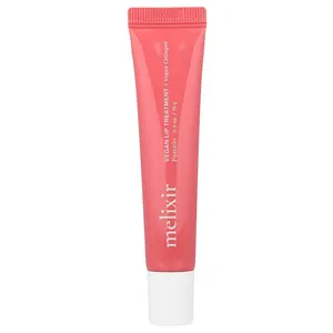 Melixir Vegan Lip Treatment + Vegan Collagen, 3 Pomelo, 0.5 oz (15 g)