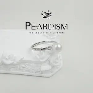 【Live】Freshwater Ak Pearl Ring Collection White Ak Pearl  6mm