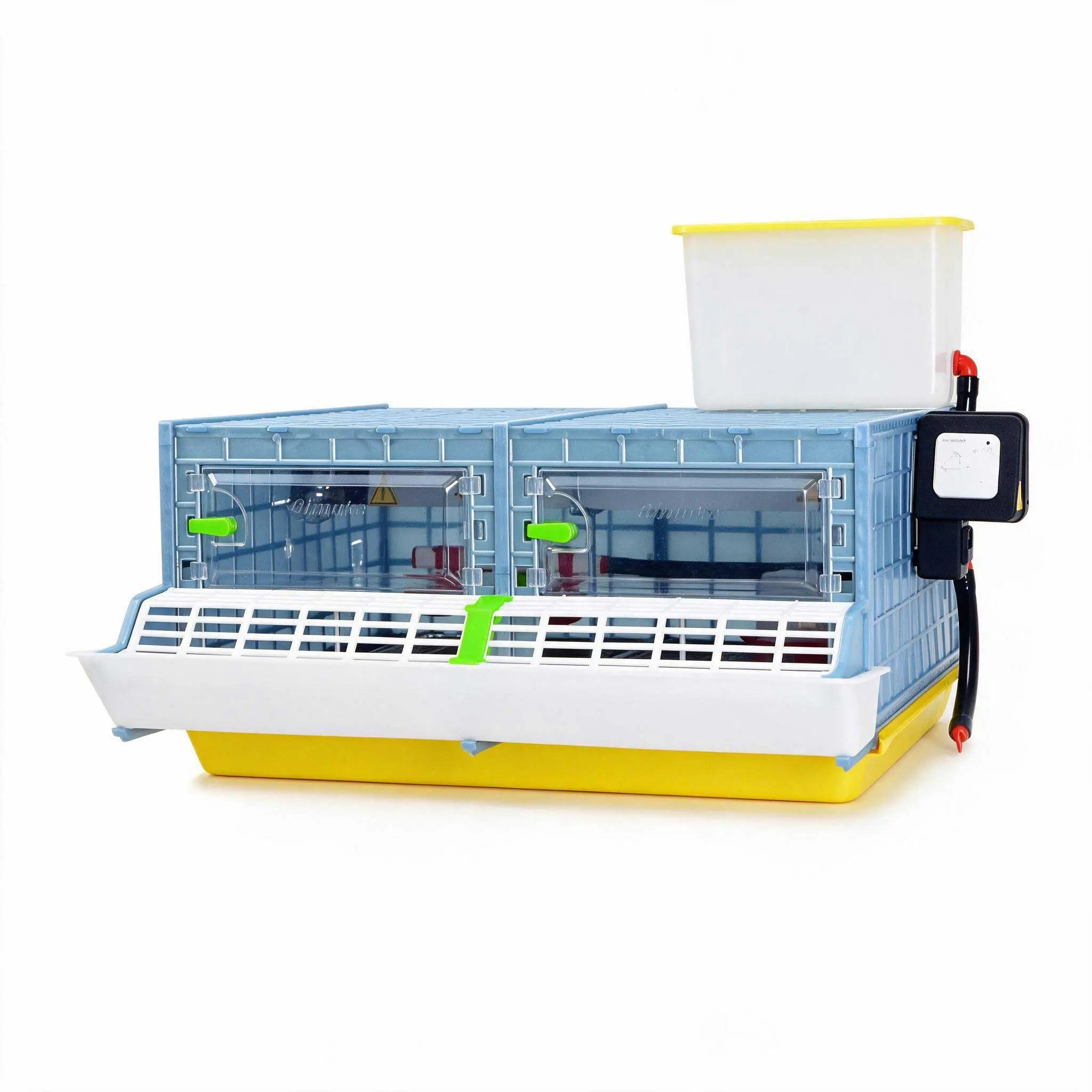 Chick Brooder - 2 Section H:9.5" (Starter Kit for Game Birds and Small Chicken Breeds)