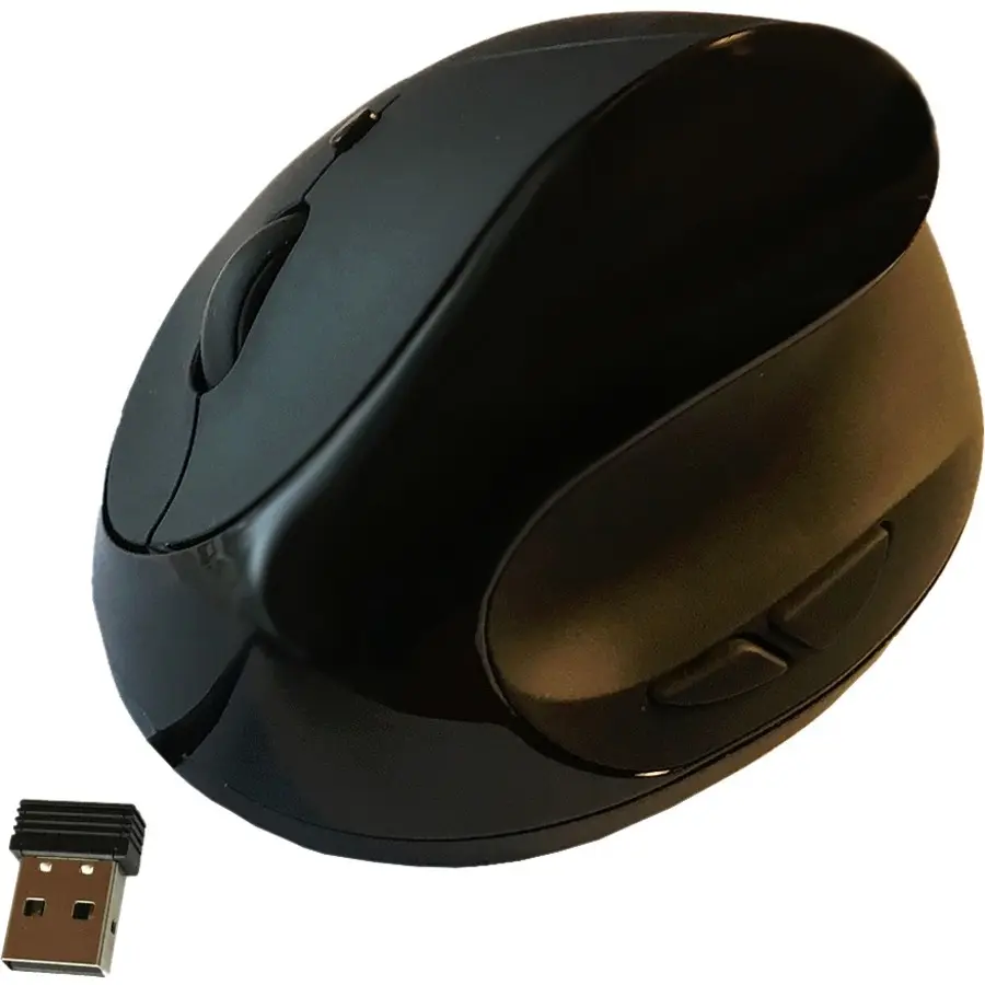 Comfi II Wireless Ergonomic Computer Mouse EM011-BKW Black