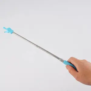 Retractable Teacher Pointer Finger Design StainlessSteel Telescopic School Teaching Pointer Stick Teacher Supplies for Classroom