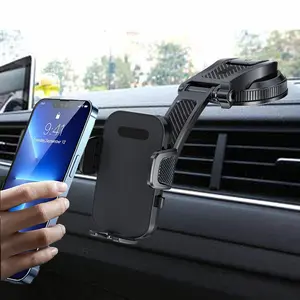 Foldable Car Phone Holder, 360° Retractable Car Windshield Phone Stand, Car Phone Mount for Most Smartphones, Car Navigation Bracket with 360° Rotation Suction Cup, Phone Holder for Car, Car Phone Accessories Phone Stand
