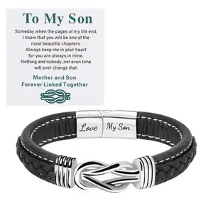 To My Son Infinity Love Bracelet
