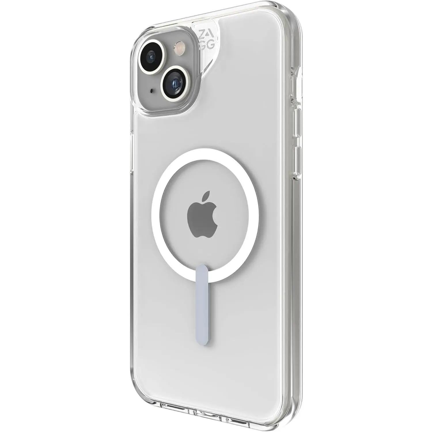 ZAGG Crystal Palace Snap iPhone 15 Plus Clear Phone Case - Drop Protection (13ft/4m)  Durable Graphene  Anti-Yellowing  and Scratch-Resistant MagSafe Phone Case