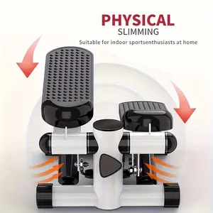 Exercise Steppers, A Mini Stepper With Exercise Equipment Designed For Home Workouts, Hydraulic Fitness Stair Stepper Equipped With A Resistance Band And Calorie Counting Function, With A Weight Capacity Of 350lbs