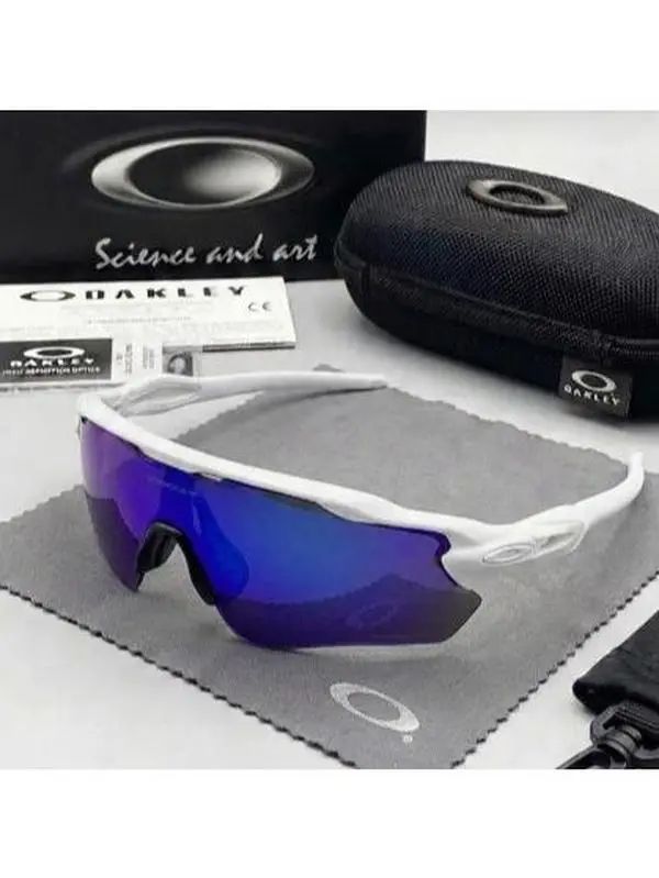 Oakley Sport Sunglasses | PRIZM Wrap Shield lenses with UV400 protection for cycling, running, golf, fishing, baseball, and driving.