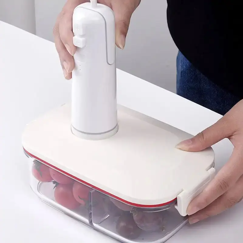 Portable Handheld Food Vacuum Sealer, Kitchen Household Appliance - Keep Food Fresh 5x Longer