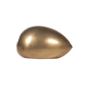 Brass Egg — by Alice Lane Home Collection — an Eternal Symbol of Purity, Hope, Fertility, and The Rare Gift of Luck and Wealth — Elegant Decor for Desks, Office and Living Room
