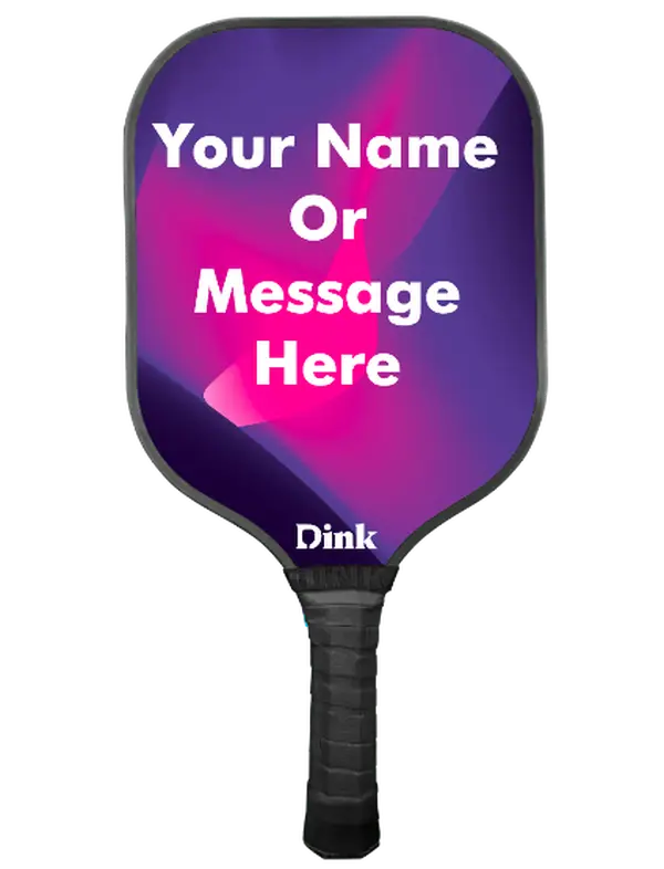 Purple Pickleball Paddle by Dink I Customizable