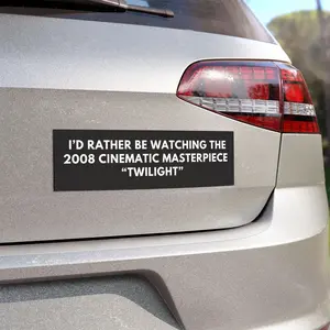 Twilight Movie Car Magnet, Funny Bumper Magnet, Gifts For Geeks, TV Lover, Vintage Gifts, Car Decor