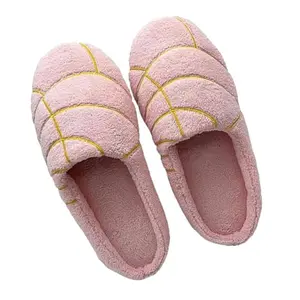LUYOO House Slippers for Women Men Soft Cozy Warm Slippers Plush Warm Home Shoes Pink Tsinelas