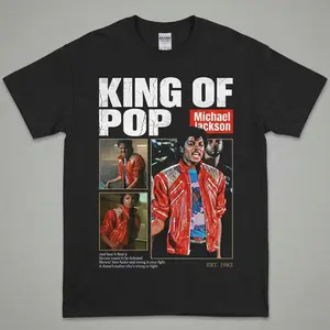 Michael Jackson Beat It T-shirt King Of Pop Fan Gift, Michael Jackson Glove Graphic Tee, Music MJ King of Pop T-Shirt Gift For Fan