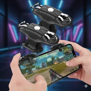 Elevate Mobile Gaming: Ergonomic Shoot Controller for iOS/Android. High-Sensitivity L1/R1 Buttons for Precise Aim & Rapid Fire. Boost Reaction Speed & Operation. Easy Install. Compatible with Popular FPS/Battle Royale Games.