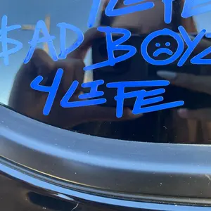 Royal Blue Sad Boyz 4 life Junior H car decal