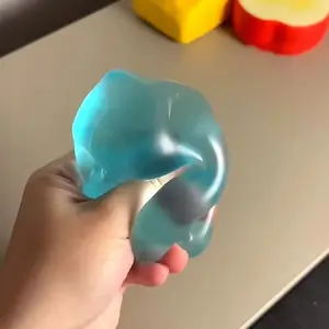 Squishy Green Apple Stress Ball Soft Fidget Sensory Toy