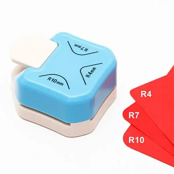 Paper Corner Rounder 3 in 1 （R4mm+R7mm+R10mm）， Punches for Crafts， Cutter ，Envelope Punch Board ，Hole Puncher， Laminate, DIY Projects, Photo Cutter,Card Making Scrapbooking and Journaling